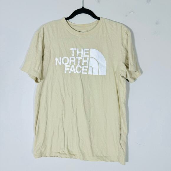 The North Face Tshirt cream neutral clean esthetic men’s medium - Picture 1 of 8